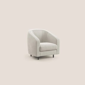 Pandora Poltroncina in morbido tessuto bouclé impermeabile T07 bianco