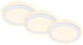 Briloner 7055-036 - SET 3x Lampada LED da incasso per bagni LED/3W/230V IP44