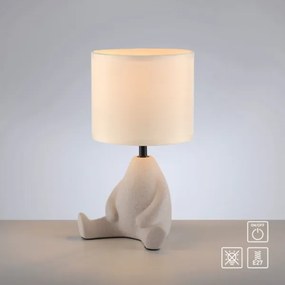 JUST LIGHT. 14190-39 - Lampada da tavolo TED 1xE27/25W/230V beige