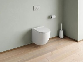 WC sospeso senza flangia in Ceramica Bianco opaco  - JAVOINE