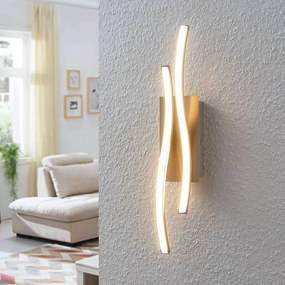 Lindby Applique LED Safia di forma ondulata