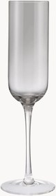Set di 4 flute da champagne in vetro soffiato Fuumi