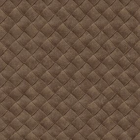 Carta da parati Tahiti Treccia  marrone, 53 cm x 10 m