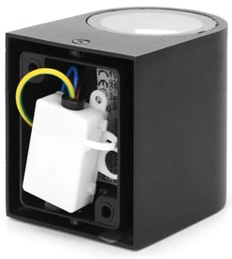 Aigostar - Applique da esterno 1xGU10/35W/230V nero IP54