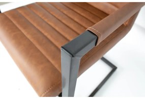 Sedia da pranzo marrone Bas - WOOOD