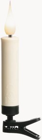 Candela a clip a LED con timer e telecomando Donna, bianco caldo