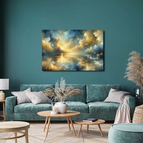 Quadro su tela – Raggi di sole sull’acqua