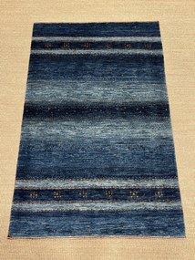 Loribaft Tappeto persiano 130 x 90 Blu (Iran) Annodato A Mano