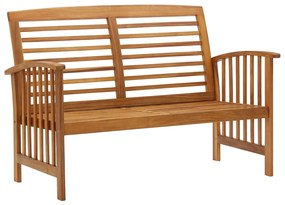 Set divani da giardino 4 pz in legno massello di acacia