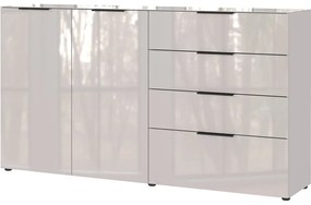 Cassettiera bassa color crema 184x102 cm Oakland - Germania