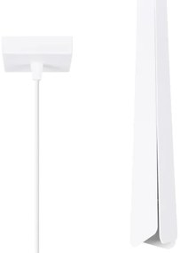 Sollux SL.1397 - Lampadario a sospensione con filo PRYSM 1xG9/8W/230V bianco