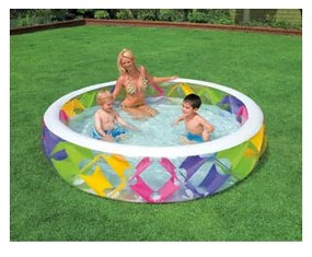 Intex - piscina gonfiabile tonda fondo soft cm. 229X56H