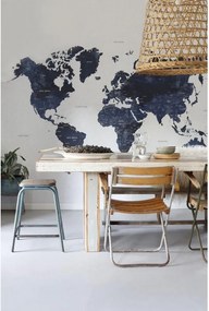 Fotomurale ESTA Mappa, Blu 280X279 cm