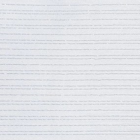 Tenda decorativa bianca con cuciture argentate 140 x 250 cm