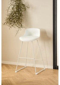 Sgabello da bar bianco (altezza della seduta 76 cm) Tina – Actona