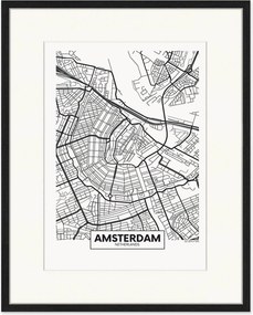 Poster incorniciato Amsterdam