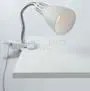 Lampada logiko bianca con pinza 1 luce attacco e14 11,5x7,3x36,5cm ...