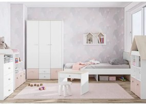 Comodino BUBO 58x69 cm bianco/beige