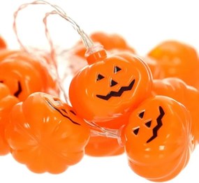 Retlux - Catena luci LED decorativa HALLOWEEN 20xLED/3xAA/bianco caldo 3,3m zucche