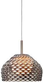 Flos Tatou Suspension 1 Lampada 28 cm a sospensione a luce diffusa in policarbonato Grigio Ocra