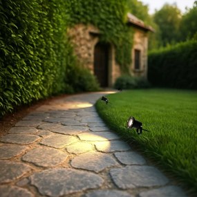 Faretto da Giardino con Picchetto GU10 - Nero Colore del corpo Nero