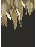 Eijffinger Carta da parati panoramica Fancy Feather - Black Up