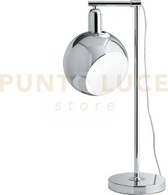 Lume narciso in metallo cromo 1 luce attacco e27 32x20x58cm diffuso...