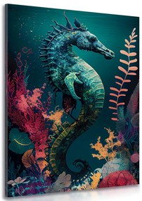Stampa su tela – Cavalluccio marino surrealista