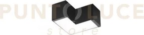 Connettore angolare led nero 8w 1100lm cct 3000k / 4000k per barra ...