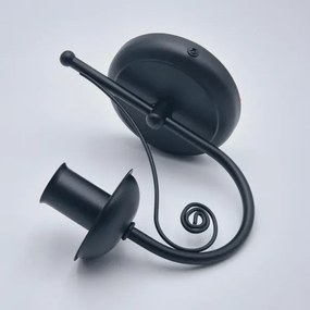 Applique DONATO 1xE14/40W/230V nero