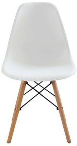 JULIETTE - sedia stile nordico con gambe in legno set da 6