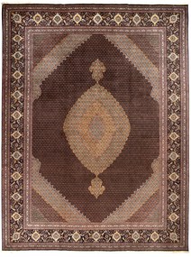 Tabriz Tappeto 400x300 Blu (Iran) Annodato A Mano