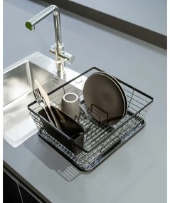 WENKO 54766100 - Scolapiatti BLACK OUTDOOR KITCHEN 36x30 cm nero/nero