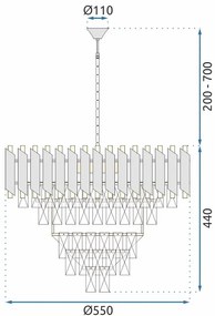 Lampada Cristal APP1058-CP