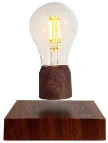 Lampada da tavolo Led a levitazione magnetica Vintage Bulb 2W Dimmerabile con temperatura colore regolabile Wisdom