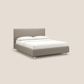 Teresa letto contenitore e sfoderabile in tessuto misto cotone impermeabile T13 panna