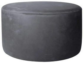 Pouf Marquis  carbone 75 cm