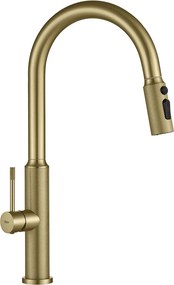 Rubinetto da cucina Rea Master Brush Gold