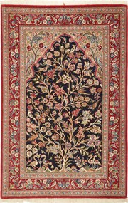 Isfahan Tappeto persiano 150x100 Blu (Iran) Annodato A Mano