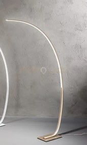 Piantana a led 3000k 1500lm 30w keep oro dimmerabile h.200cm