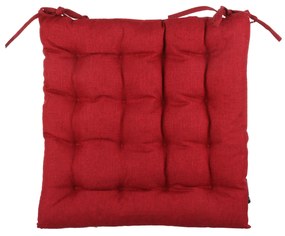 Cuscino sedia rosso 42x42 cm idrorepellente