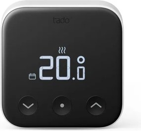 Termostato intelligente e connesso a parete WIFI TADO nero