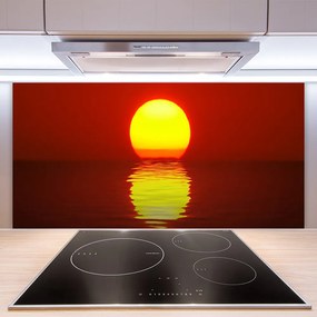 Pannello paraschizzi cucina Paesaggio al tramonto 100x50 cm