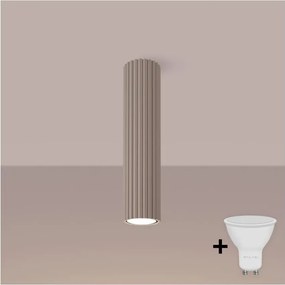 Brilagi - Faretto LED CRESTO 1xGU10/10W/230V 30 cm taupe