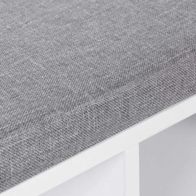 Scarpiera VOREN bianca/grigia