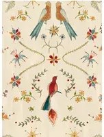 Coordonne Carta da parati Metaphoric Birds - Fawn