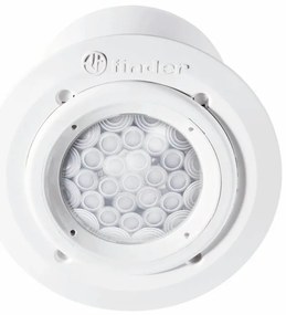Sensore di movimento a infrarossi FINDER per interno con sensore crepuscolare, angolo di rilevamento 360°, fino a 8 mt