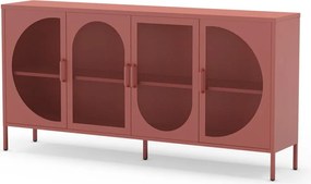 Cassettiera color mattone 160x90 cm Tayra - Marckeric