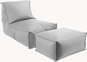 Poltrona sacco da esterno con pouf Der Sundowner