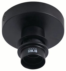 Lampada da soffitto nera con paralume in juta ø 30 cm Iguazu - Good&amp;Mojo